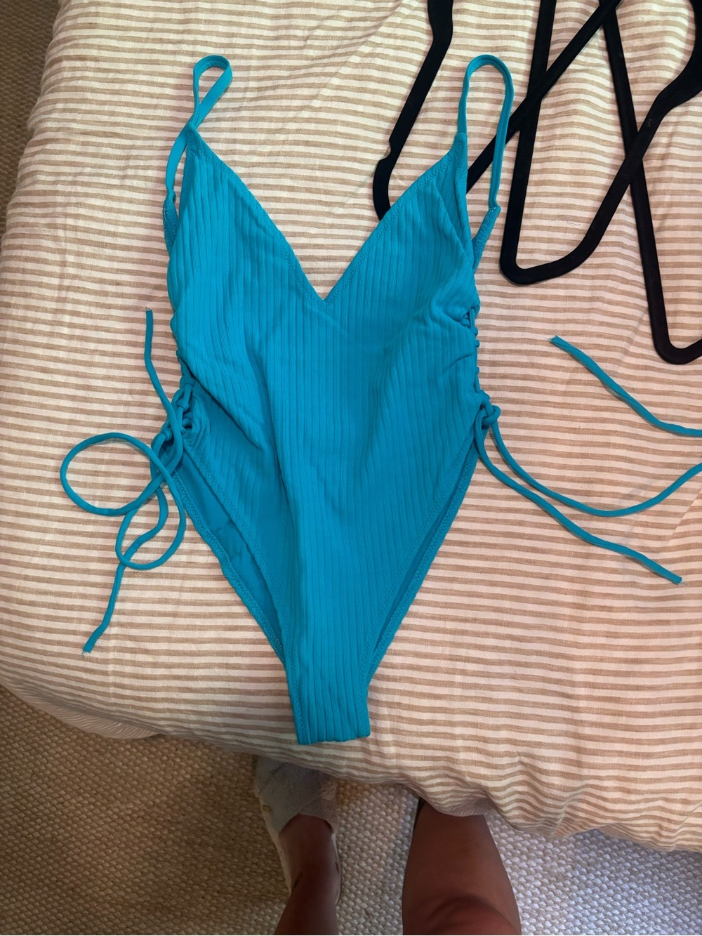 Zara Swim Blue One-Piece Swim Suit